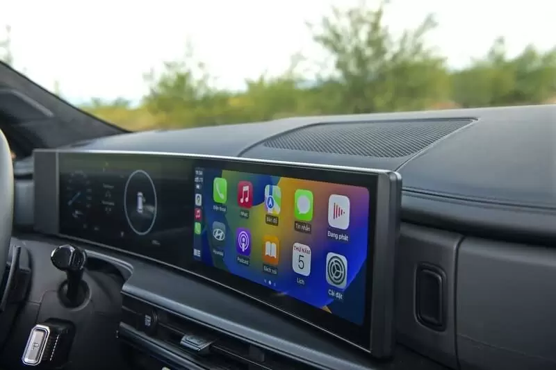 Hyundai Santafe nội thất