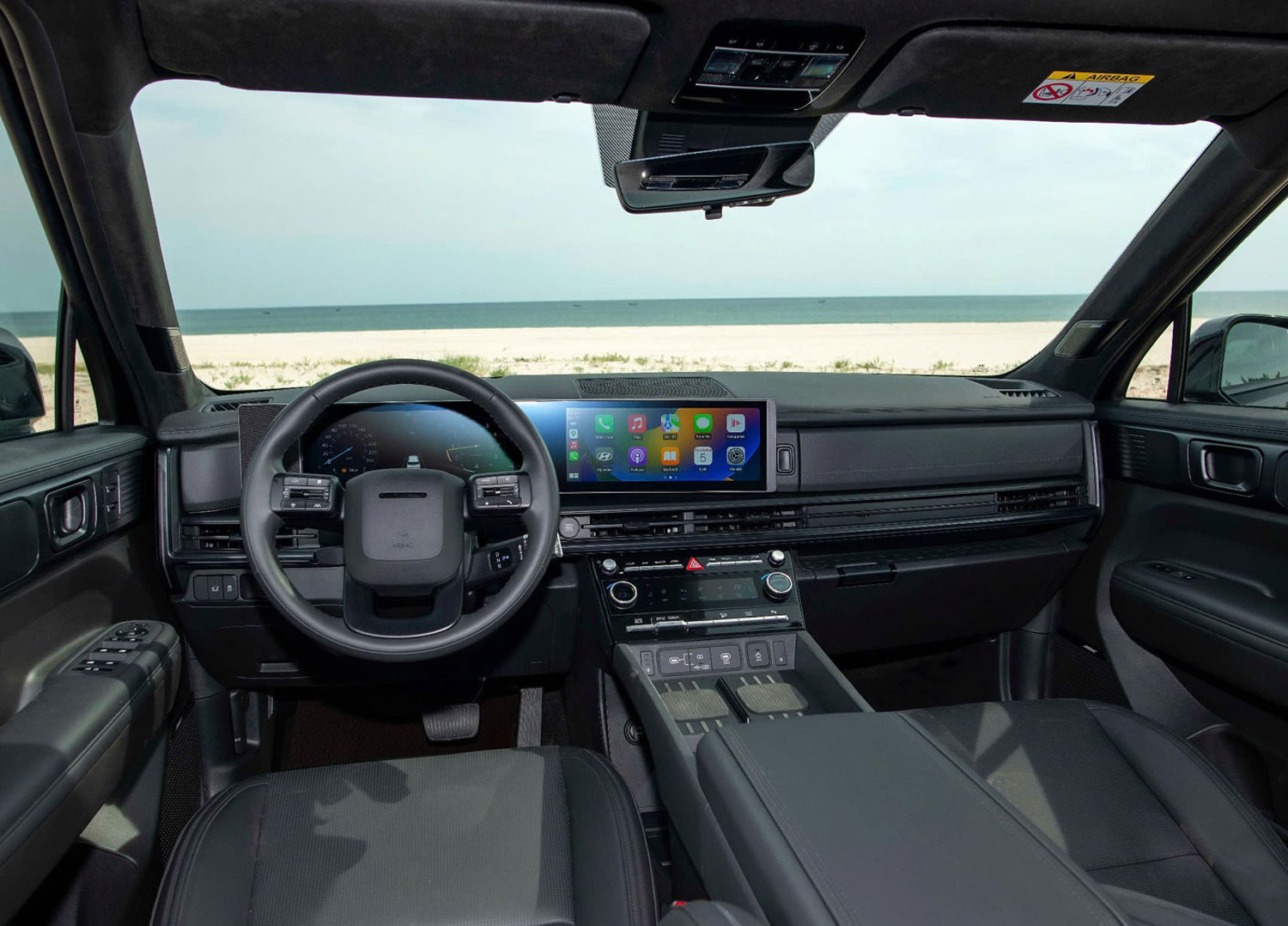 Hyundai Santafe nội thất
